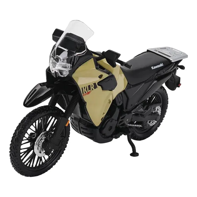 Moto Kawasaki Klr 650 2022 A Escala De Colección - Maisto