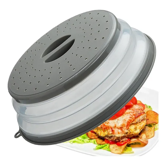 Cubierta De Horno Microondas Plegable Antisalpicadura Tapa
