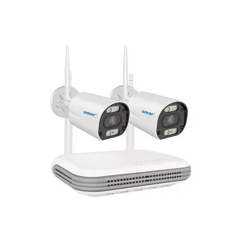Kit Camaras Wifi, Nvr 8 Canales 4k/240gb Disco/2 Camaras
