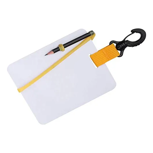 Pizarra Escritura Buceo Tableta Subacuatica Impermeable Clip