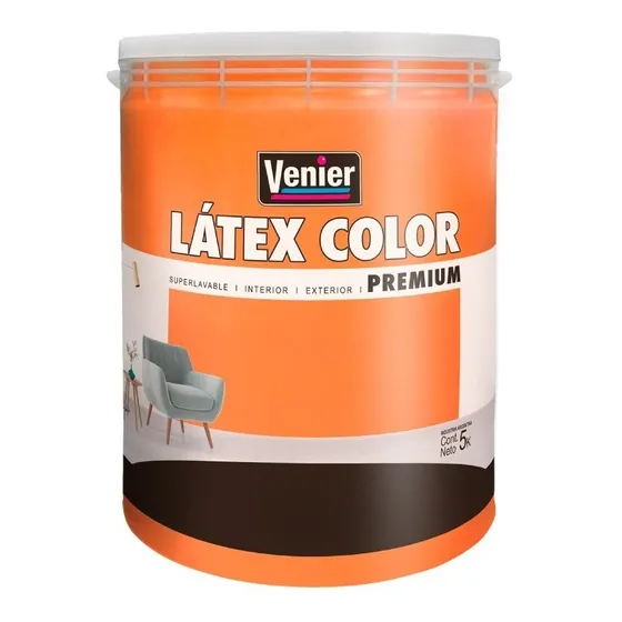 Látex Color Venier Interior/exterior | +14 Colores | 4lt