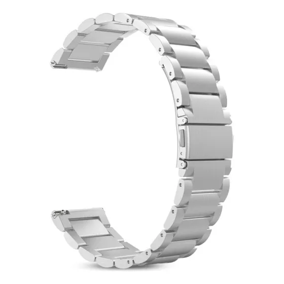 Correa Metalica Negra Smartwatches De 22mm Calidad Primium