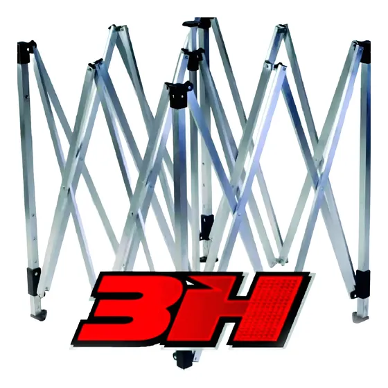Estructura Para Carpa Gazebo 3h 3x4,5 Mts Metal Hierro Top R