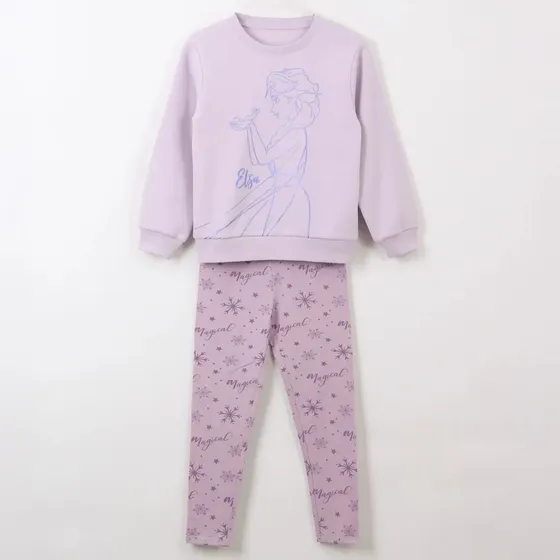 Conjunto Elsa Frozen Lila Disney Morado 3