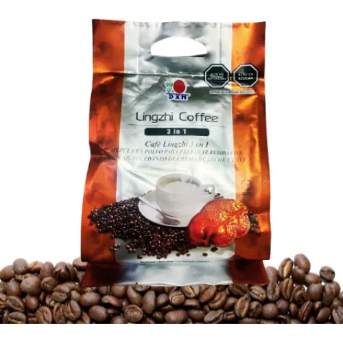 Café 3 En 1 Con Ganoderma Dxn - Bolsa Completa De 20 Sobres