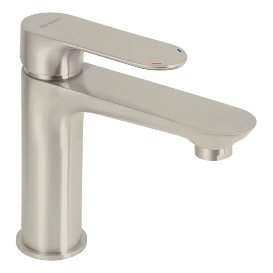 Monomando Corto Para Lavabo, Satin, Riviera Foset 45179