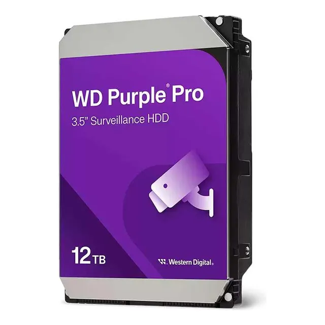 HD Wd Purple Surveillance 12 TB 7200 rpm 512 MB SATA WD122PURP