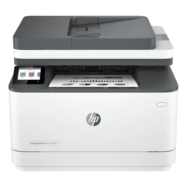 Multifuncional Hp Laserjet Pro Mfp 3103fdw Monocromática Bla Color Blanco