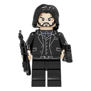 Figura Para Armar John Wik Bloque Con Accesorios Figura Para Armar John Wik Bloque Con Accesorios