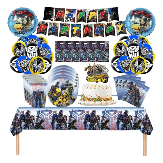 Set Decoracion Globos Cotillon Diseños Infantiles Variados