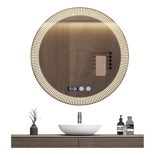 Espejo De Baño Led Girasol 3 Modos Con Tiempo Antivaho 60x60 Espejo De Baño Led Girasol 3 Modos Con Tiempo Antivaho 60x60