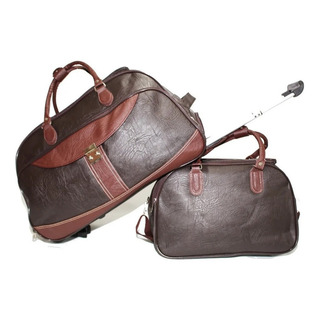 Kit De Mala Para Viagem Com Rodinhas E Bolsa De Mão Kit De Mala Para Viagem Com Rodinhas E Bolsa De Mão