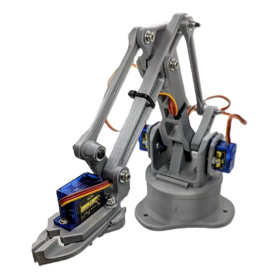 Braço Robótico Educacional Para Impressão 3d Arduino