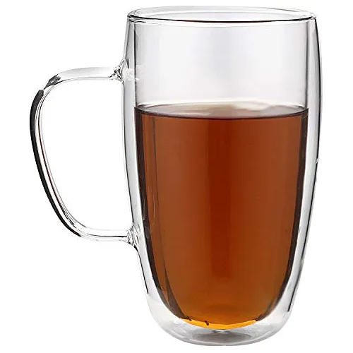 Gmark Grandes Tazas De Café Conjunto De 2 (15 Oz,) Gcdvh