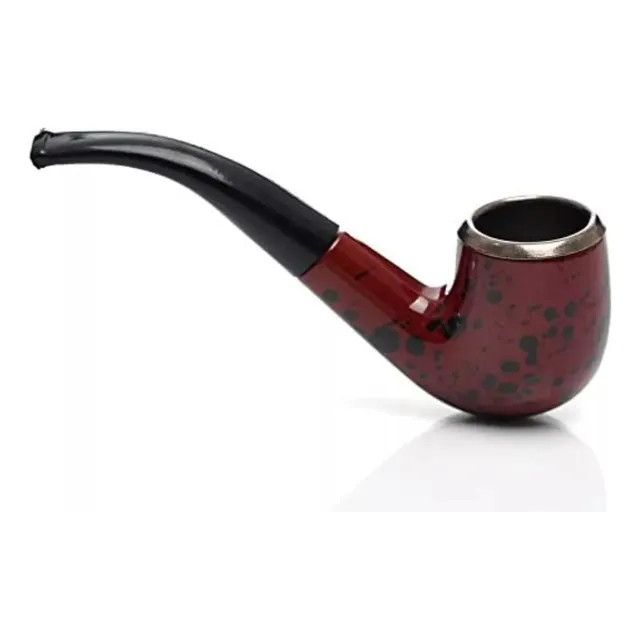 Pipa Clásica Material Plástica Para Fumar Tabaco 13cm Elegan