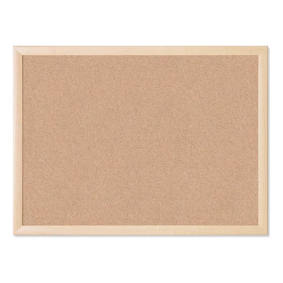 Pizarra Corcho 60 X 90 Borde Madera Premium + Pack Fijadores