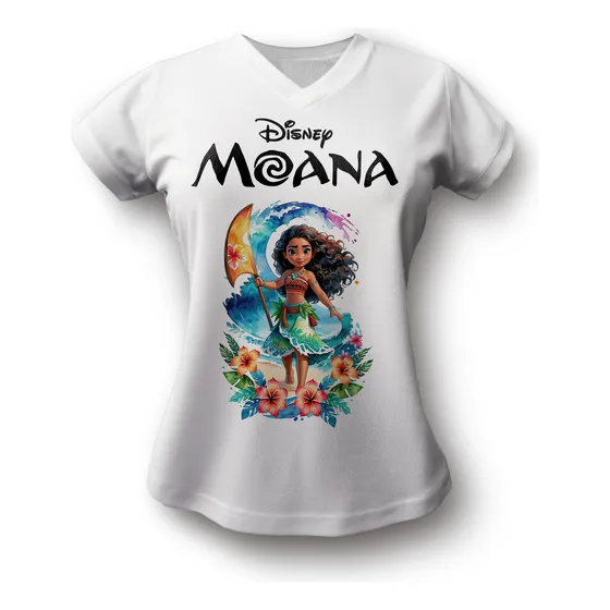 Playera Blusa Para Niñas De Moana