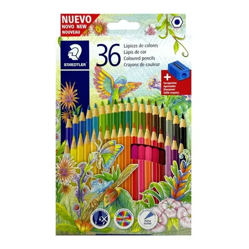 Lapices De Colores Staedtler Escolares Caja  X36