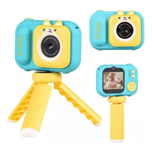 Camara Digital Para Niños Con Tripode Doble Lente