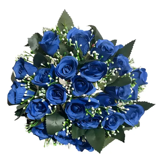 Buque De Rosas Grande Flores Artificial Qualidade E Realismo Decoração Rosas Luxo Artificial