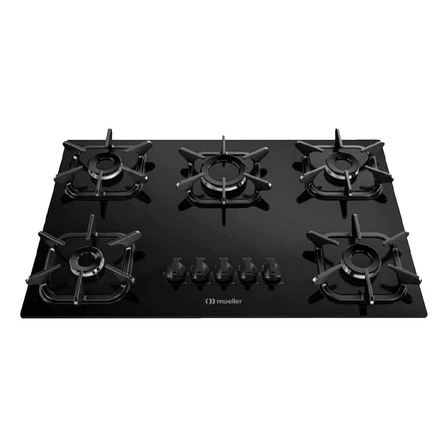 Cooktop À Gás Mueller 5 Bocas Ultra Chama Mesa Vidro -bivolt Cooktop À Gás Mueller 5 Bocas Ultra Chama Mesa Vidro -bivolt