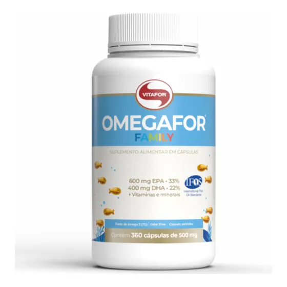 Omegafor Family Ômega 3 Vitafor 360 Cápsulas