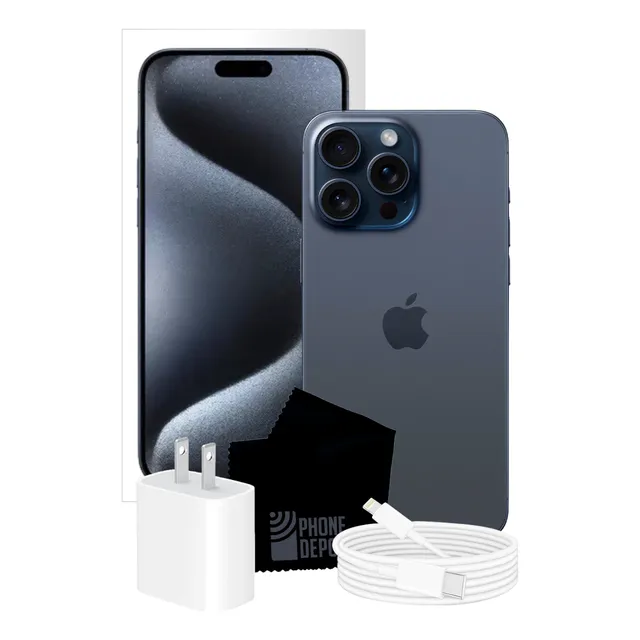 Apple iPhone 15 Pro 256 Gb Titanio Azul Esim Con Caja Original + Protector Y Mica