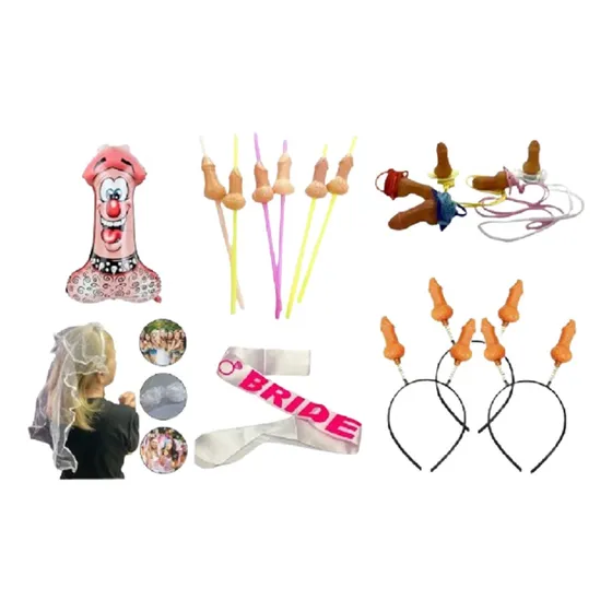 Kit Despedida De Solteira Chá De Lingerie Com 24 Itens Festa