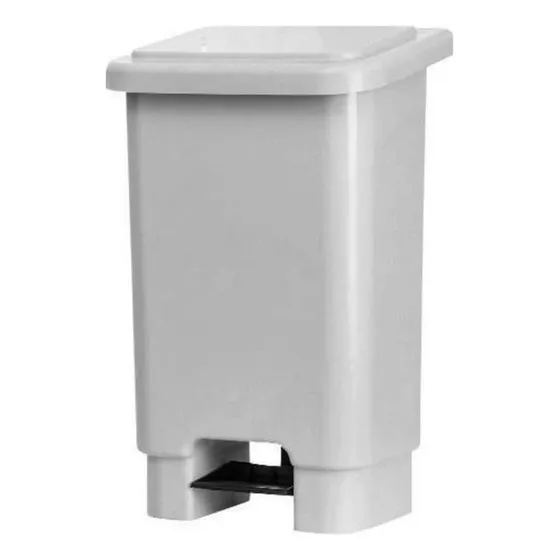 Cesto De Lixo Com Pedal - 100 Litros Cor Branco