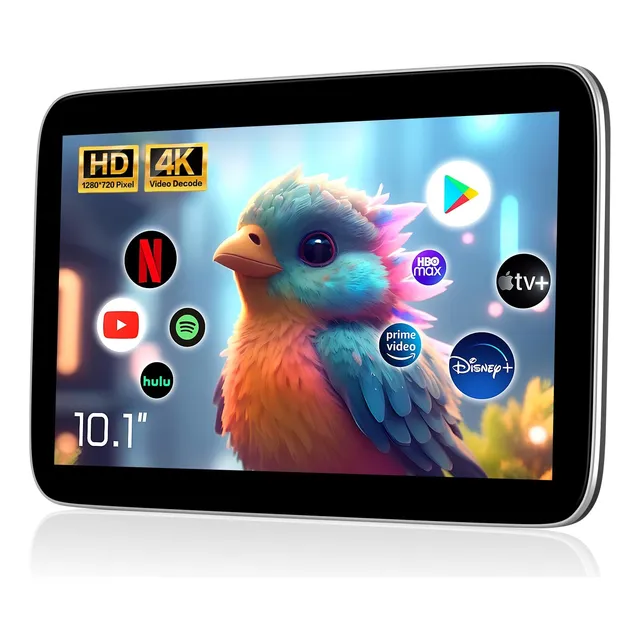 Pack De Monitores De Asiento Trasero Android 13 - 10.1'' Ips
