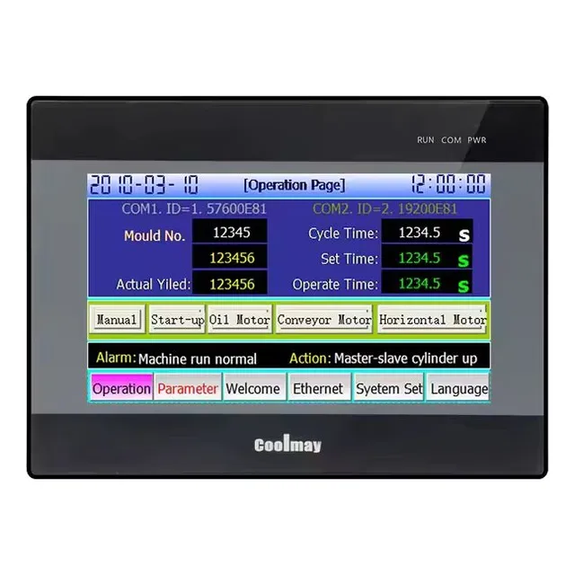 Coolmay Qm3g-70fh-44mt Plc+hmi