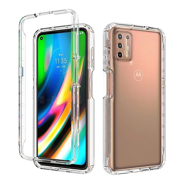 Funda Para Motorola Moto G9 Plus,incoloro Y Transparente