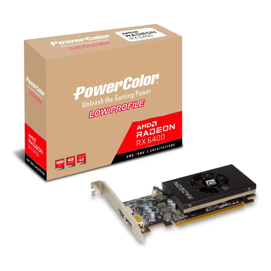 Tarjeta Gráfica Powercolor Amd Radeon Rx 6400 4gb Gddr6