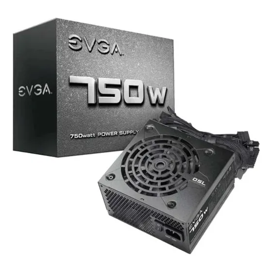 Fuente De Poder Evga 750 N1 - 750w - 80 Plus - No Modular