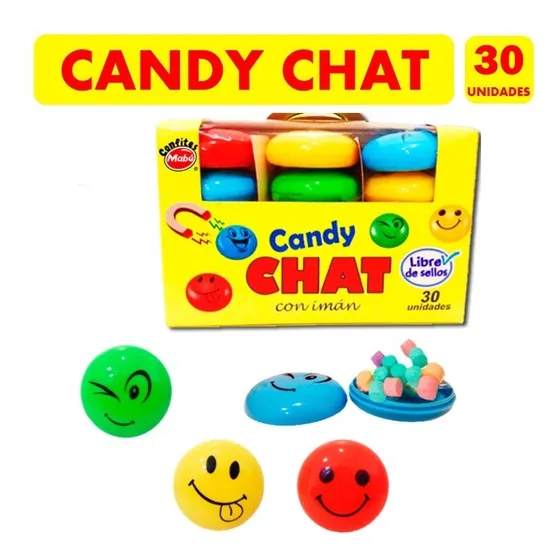 Caramelo Candy Chat (caja Con 30 Unidades)