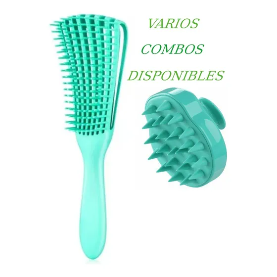 Cepillo Para Rizos + Cepillo Masajeador 