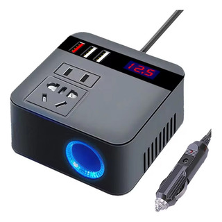 12v/110v Inversor Energia Para Carro Com Soquetes Tela Led 12v/110v Inversor Energia Para Carro Com Soquetes Tela Led