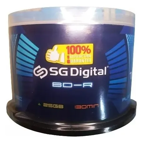 Cds, Bdr Blu Ray Sg Digital 25 Gb Dvd 