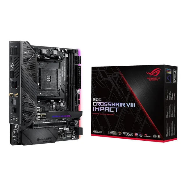 Placa Base De Juegos Asus Rog (x570) Crosshair Viii Impact,