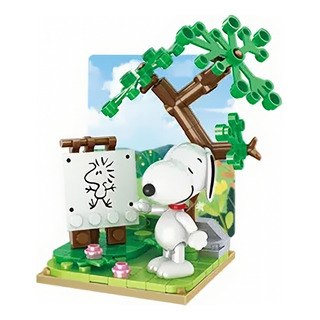 Bloques De Construcción Decorativos Snoopy Bloques De Construcción Decorativos Snoopy