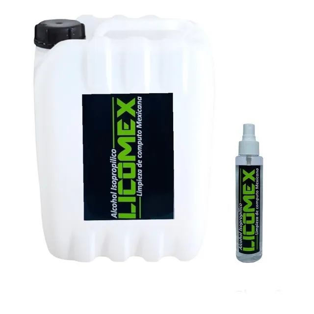 Alcohol Isopropílico 99.8% Puro De 20l + 125ml Licomex