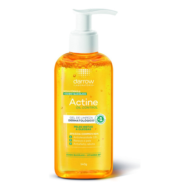 Gel De Limpeza Facial Actine Oil Control Antioleosidade Com Ácido Glicólico E Vitamina B5 ... Gel De Limpeza Facial Actine Oil Control Antioleosidade Com Ácido Glicólico E Vitamina B5 ...