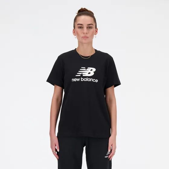 Remera New Balance Wta41502bk Negro Negro Mujer