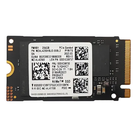 Disco Sólido Samsung Pm9b1 256gb M.2 2242 Pcie 4x4 Nvme Ct