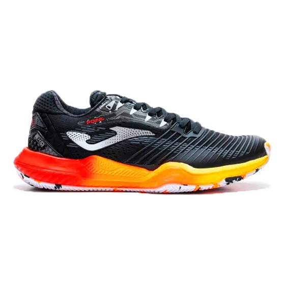 Zapatillas Joma Padel Hombre Point  Negro Rojo Naranja Ras