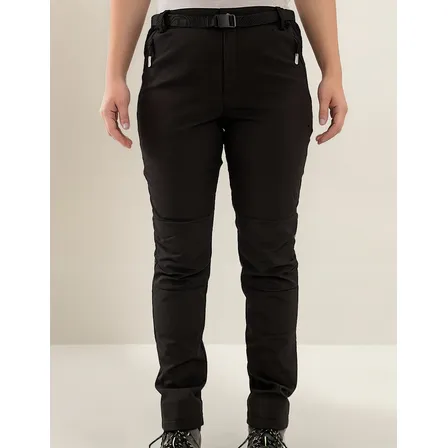 Pantalón Softshell Outdoor Impermeable Mujer Con Micropolar