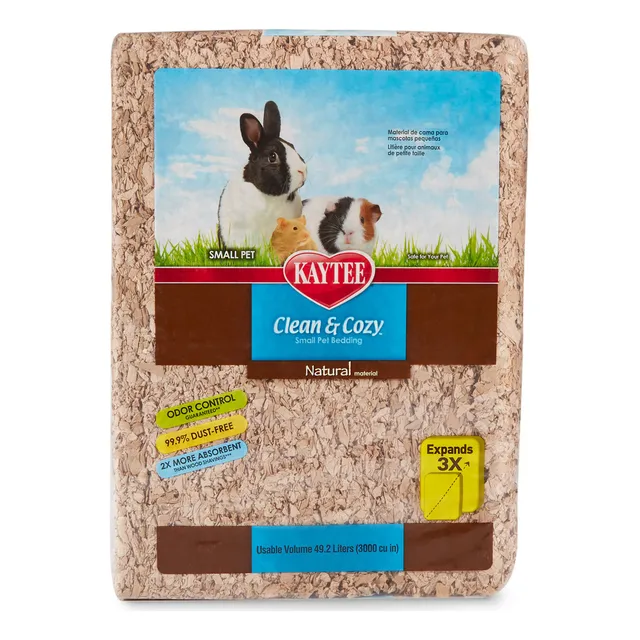 Sustrato De Papel Kaytee Clean & Cozy Natural 24.6l Antiolor