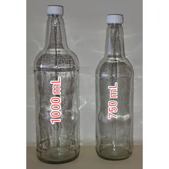 Botellas De Vidrio 1 Litro Tipo Española