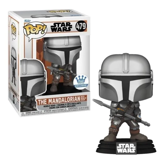The Mandalorian Beskar Staff Funko Pop 479 Star Wars Fs