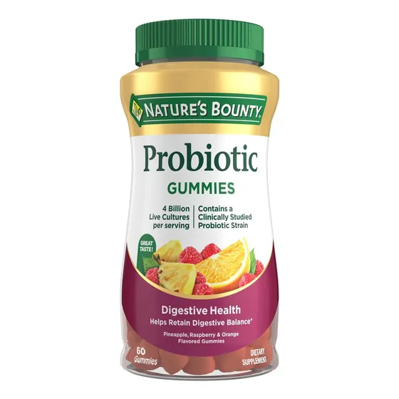 Suplemento Probioticos 60 Gomitas Natures Sabor Sin Sabor